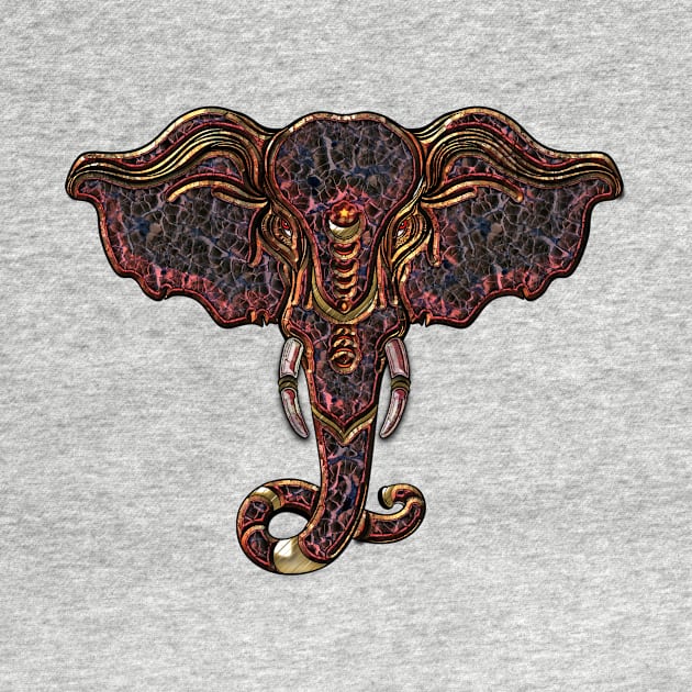 Decorative elephant head by Nicky2342